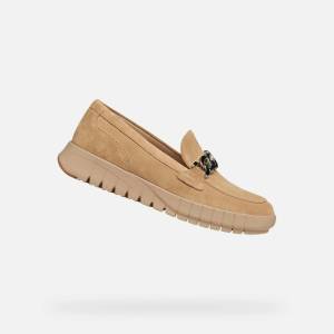 Geox Бежови дамски мокасини Geox Flextride Geox | Bezhov | ЖЕНИ | 37