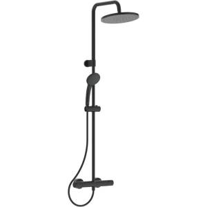 Ideal Standard CeraTherm - Душ комплект T25 с термостат, 20 см, 1 струя, черен A7546XG (A7546XG)