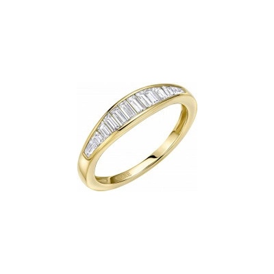 Diamonfire Strieborný prsteň R3945