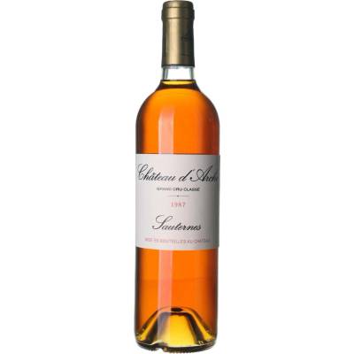Château D'Arche Sauternes Grand Cru sladké bílé 1987 14% 0,75 l (holá láhev)