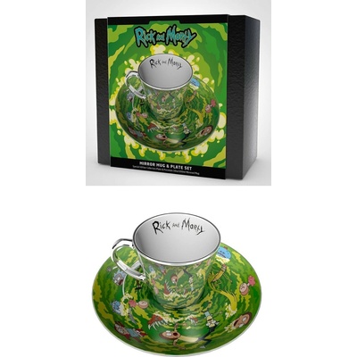 GB Eye Hrnek + podšálek Rick and Morty MMP007 300 ml