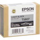 Epson T5807 Light Black - originálny