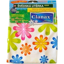 Clanax vzorovaná švédska utierka 250 g 40 × 40 cm 1 ks