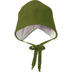 disana Детска зимна шапка (beanie) disana Kid's Walk-Mütze Beanie - Oliv - размер 42-46 cm (204-5921-2211)