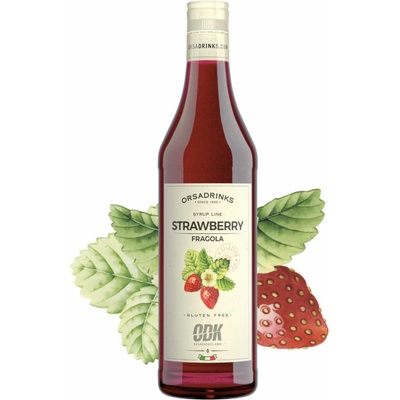 ODK Sirup Jahoda Strawberry 0,75 l