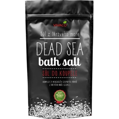 Vivaco 100 % Organic product Dead Sea soľ do kúpeľa z Mŕtveho mora 200 g