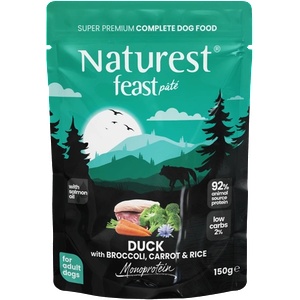 Naturest® Naturest Пауч за възрастни кучета с патешко, броколи, моркови и ориз