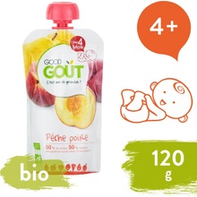 Good Gout Broskyňa s hruškou Bio 120 g