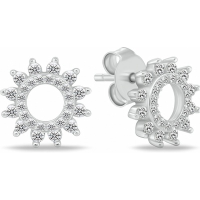 Brilio Silver náušnice EA1059W