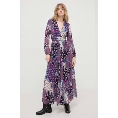 BA&SH Рокля с коприна ba&sh bossy (1e24boss)