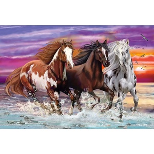 Schmidt Spiele - Puzzle Trio of Wild Horses 200 - 200 piese