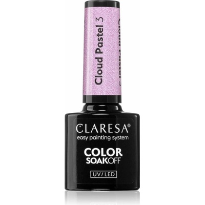 Claresa SoakOff UV/LED Color Cloud Pastel gélový lak na nechty s použitím UV/LED lampy odtieň 3 5 g