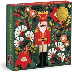 Galison - Puzzle Merry Nutcracker methal - 500 piese