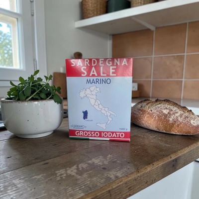 Sale di Sardegna Emilio Cadelano Hrubozrnná morská soľ s jódom 1kg