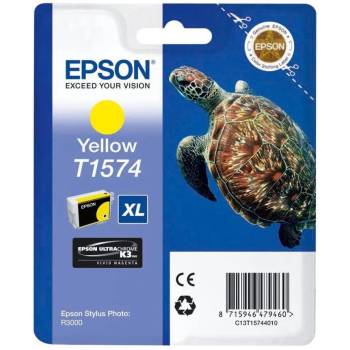 Epson T1574 Yellow for Epson Stylus Photo R3000 - C13T15744010 (C13T15744010)