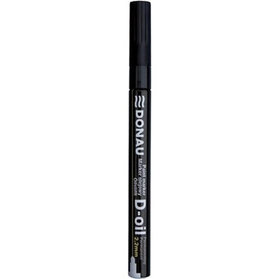 DONAU Лаков маркер, 2, 2 мм, S, DONAU "D-oil", черен 7368001PL-01 (7368001PL-01)