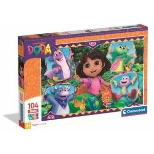 Clementoni Puzzle 104 Maxi Super Kolor Dora