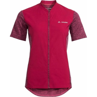 Vaude Qimsa Wind krátký rukáv crimson red dámský