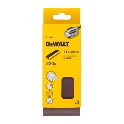 DeWALT DT3299 Víceúčelový brusný pás (64 x 356 mm) (zrnitost 220) 3ks