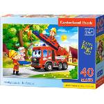 Castorland Пъзел Castorland от 40 XXL части - Пожарникари на помощ - ozone