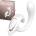 G-точка вибратор с клитор стимулатор, 18, 5см. - G for Goddess 1 White (SATISFY464)