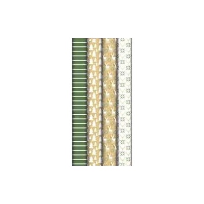 Dárkový balicí papír Kraft Lovely Home Green 2 x 0,7 m, mix motivů