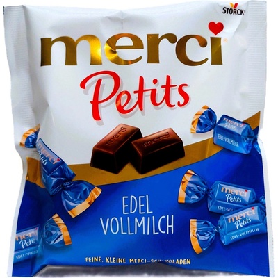 Merci Petits EDEL VOLLMILCH mléčná čokoláda bonbony 125 g