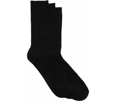 GAP V-BASIC CREW 3PK čierna UNI