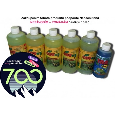 TEKON Akce ČOVex 5x0,5l + 250ml ŽUMPEX START zdarma