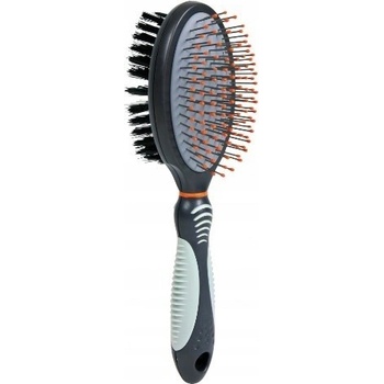 Trixie Obojstranná kefa pre krátkosrsté plemená 6 x 23 cm