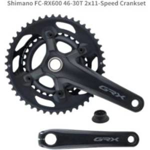 Shimano Курбел shimano [ предна chainwheel, fc-rx600, grx, за задна 11-скорости, 2-pcs fc, 170 мм, 46-30t сbb parts(bsa)