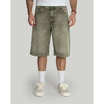 Homeboy kraťasy X-Tra Baggy Dye Denim Shorts Washed Green