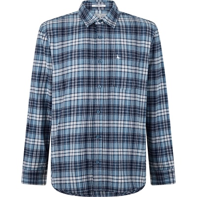 Jack Wills Men's Long-Sleeve Patterned Shirt - Navy