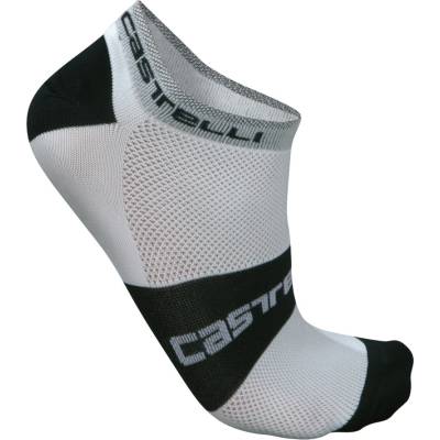 Castelli Lowboy ponožky bílé /černé