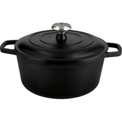 Silvercrest Liatinový hrniec Premium, 26 cm čierna 100409470