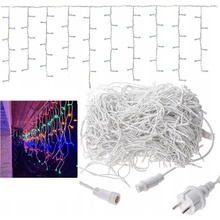 Foxter DAH200 Vianočný svetelný záves FLASH 200 LED IP44 30W multicolor 8 m