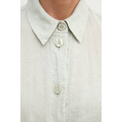 Benetton риза дамска от лен (5BML5QB75)