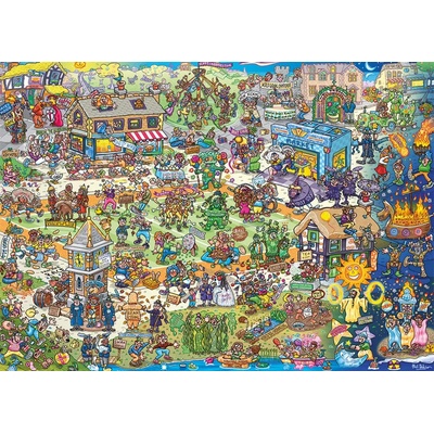 Gibsons - Puzzle Barmy Britain - 1 000 piese