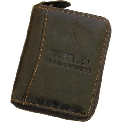 Pánská peněženka Wild Things Only 5508 tmavě hnědá