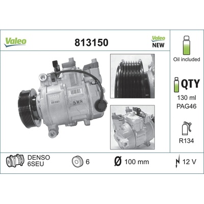 Kompresor, klimatizace VALEO 813150