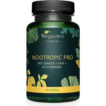 Vegavero Ноотропик Про с Гинко Билоба, DHA и витамини В 90 капсули | Vegavero (VV-VITA-331)