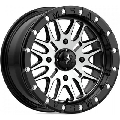 MSA OFFROAD M37 BRUTE BEADLOCK 7x14 4x110 ET10 gloss black machined