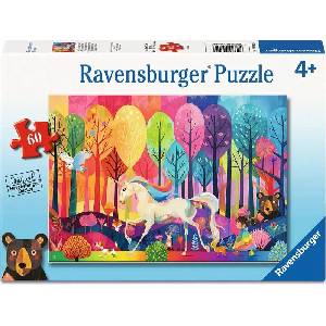 Ravensburger Пъзел Ravensburger от 60 части - Фантастичната гора (12004302) - ozone