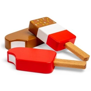 Bigjigs Toys - Детски дървен сладолед на клечка (BJF145)