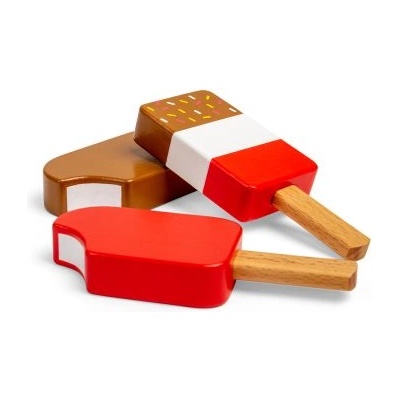 Bigjigs Toys - Детски дървен сладолед на клечка (BJF145)