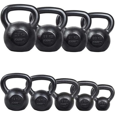 HMS KGC kettlebell s chromovaným úchopom 24 kg