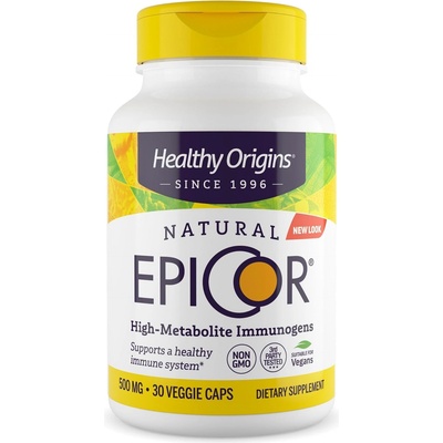 Healthy Origins EpiCor Ферментирали дрожди, 500 mg, 30 капсули, Healthy Origins (57884 HO)