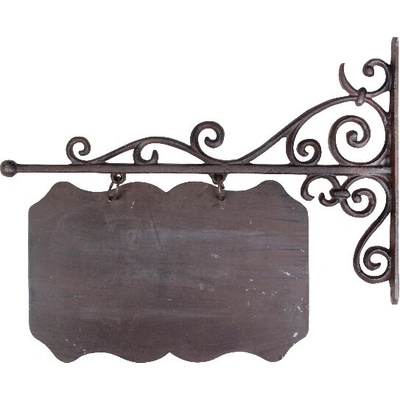 Štít vývěsní VICTORY, litina, štít: 29,5x19cm/44,5x36cm, hnědá|výběr z variant|Esschert Design - produkt č. 2