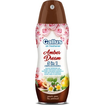 GALLUS Osviežovač vzduchu 5v1 Amber 300 ml