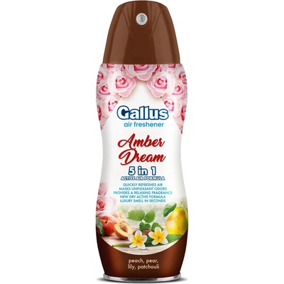 GALLUS Osviežovač vzduchu 5v1 Amber 300 ml